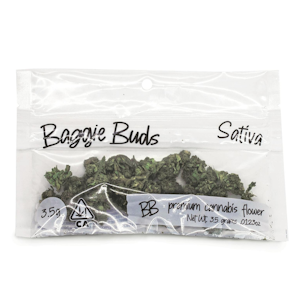 Baggie Buds - 3.5g Lemon Cake (Greenhouse) - Baggie Buds