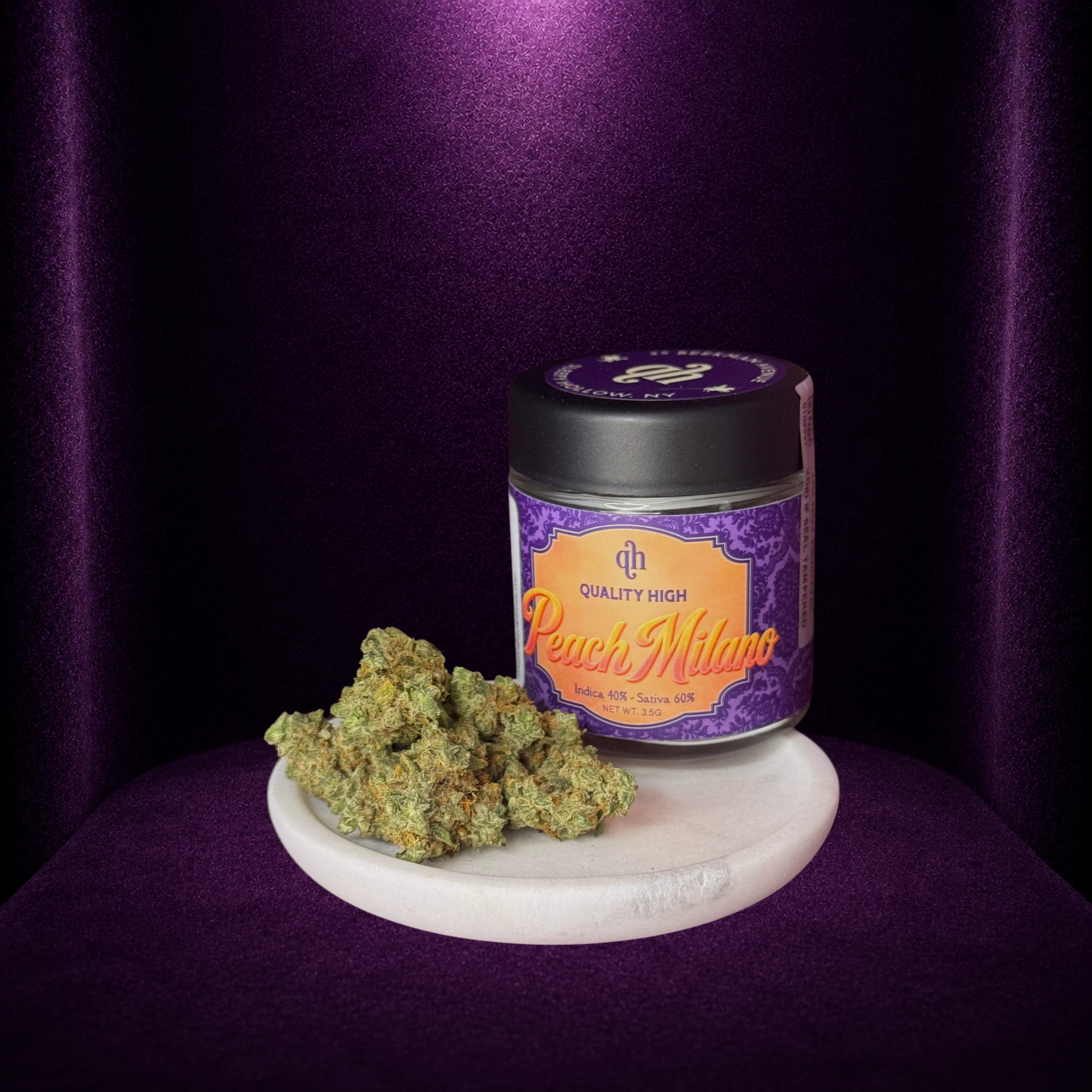 Quality High - 3.5g Peach Milano Main Image