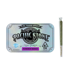 PACIFIC STONE - 3.5g Permanent Marker Diamond Infused Pre-Roll Pack (.5g - 7 pack) - Pacific Stone