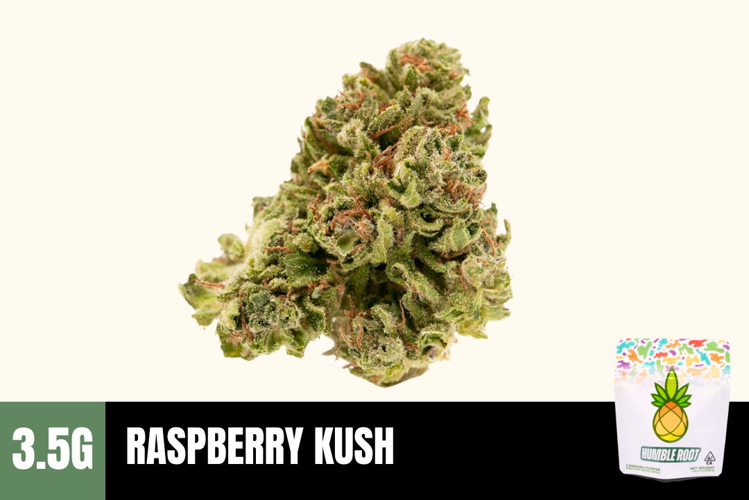 3.5g Raspberry Kush (Greenhouse) - Humble Root picture