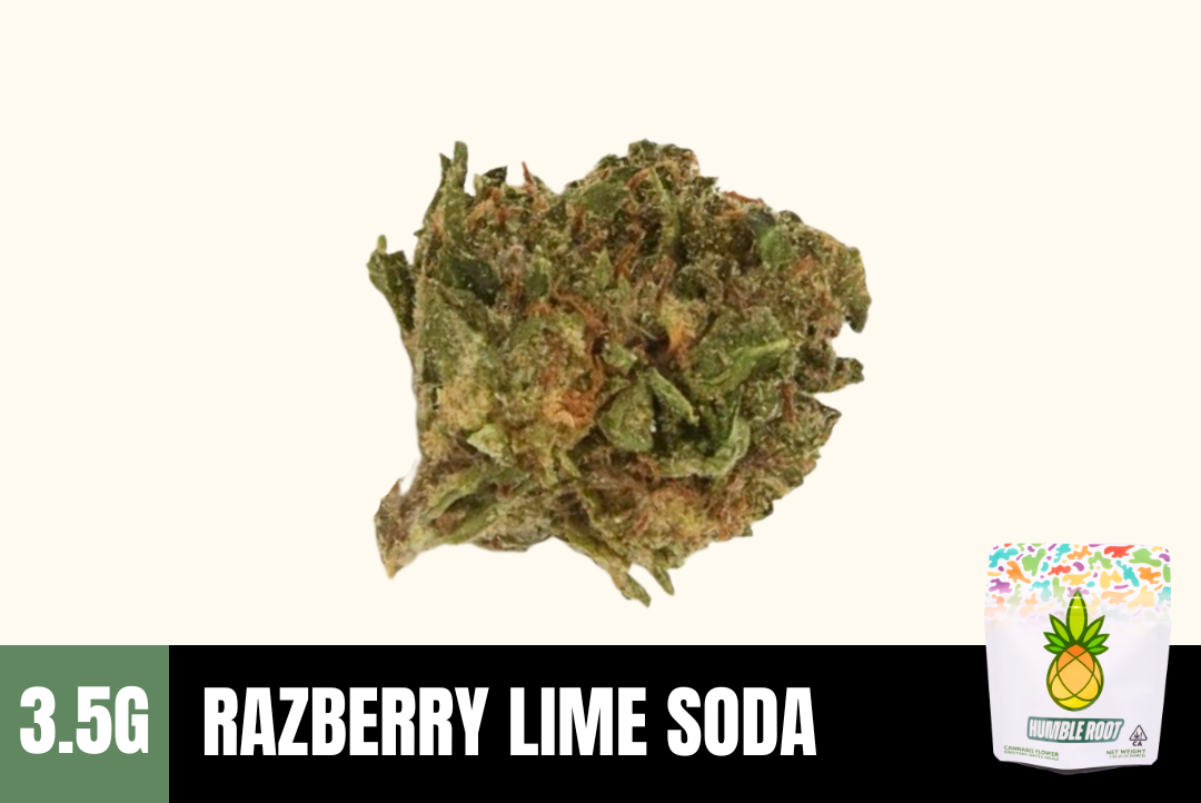 3.5g Razberry Lime Soda (Greenhouse Smalls) - Humble Root picture