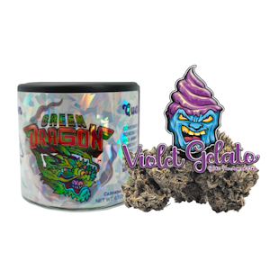 GREEN DRAGON (CA) - 3.5g Violet Gelato (Indoor) - Green Dragon