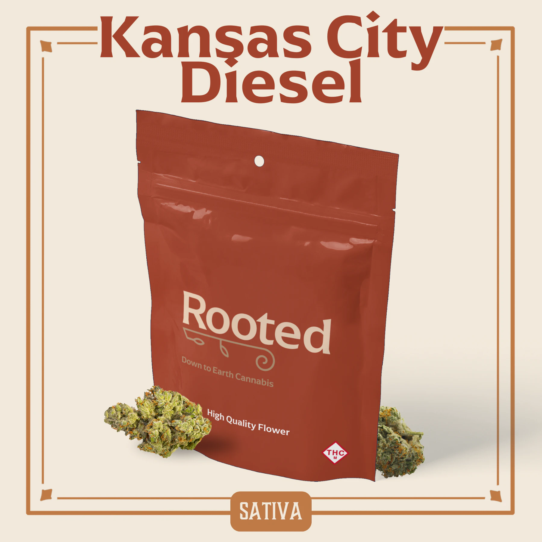 Rooted - ROOTED - KANSAS CITY DIESEL 3.5 GRAMS Main Image