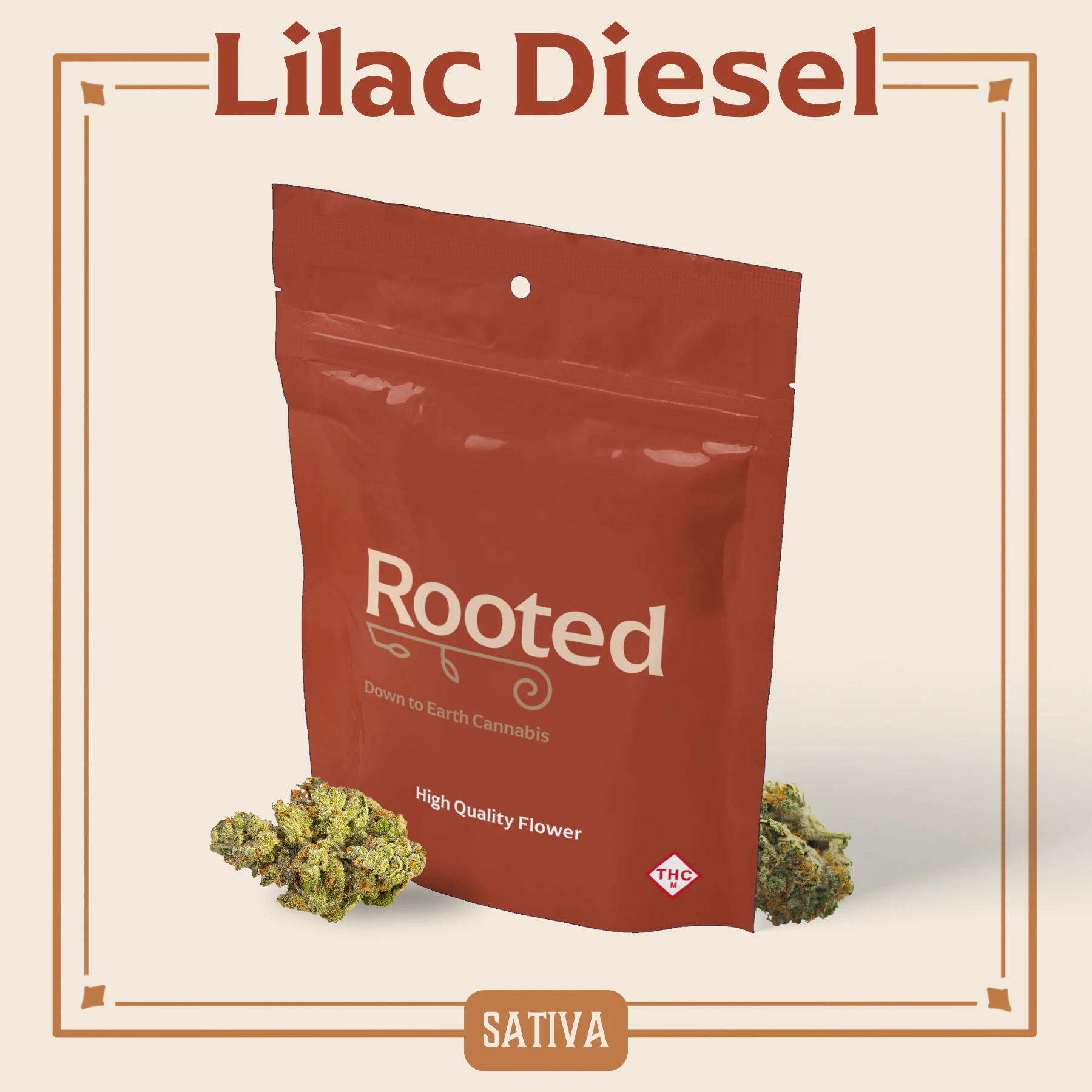 Rooted - ROOTED - LILAC DIESEL 3.5 GRAMS Main Image