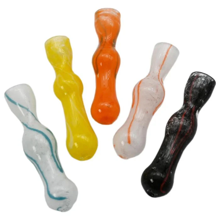 MJ WHOLESALE - 3.5" Inside Art w/ Frit Assortment Chillum - Various Designs Main Image