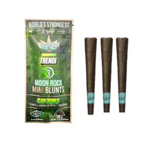 PRESIDENTIAL - Presidential - 3pk Moon Rock Mini Infused Blunts - Cap Junky