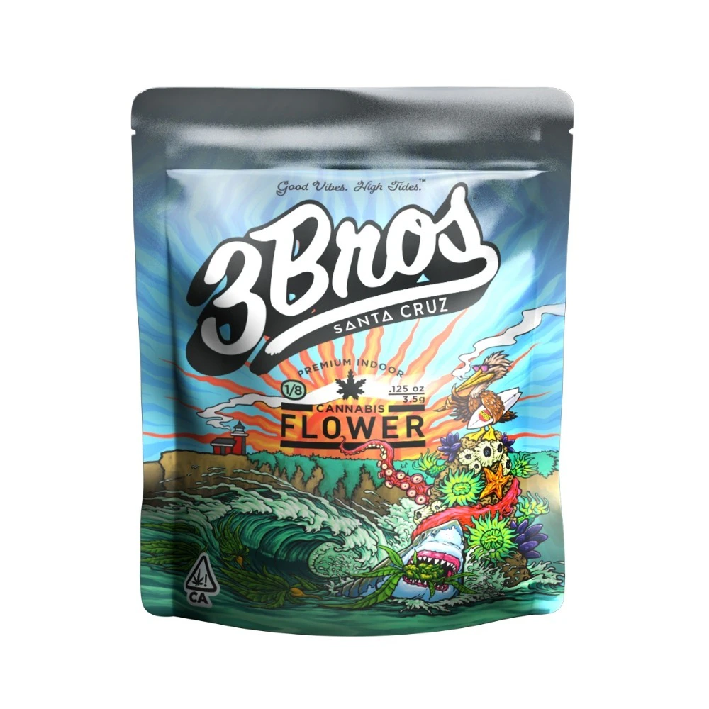 3 Bros - 3 Bros Strawberry Gelato (H) Flower 3.5g Main Image