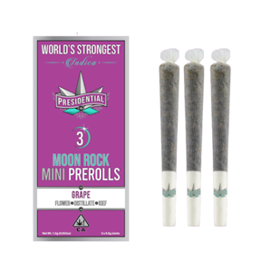 PRESIDENTIAL - Presidential - 3pk Moon Rock Mini Infused Preroll - Crescendo