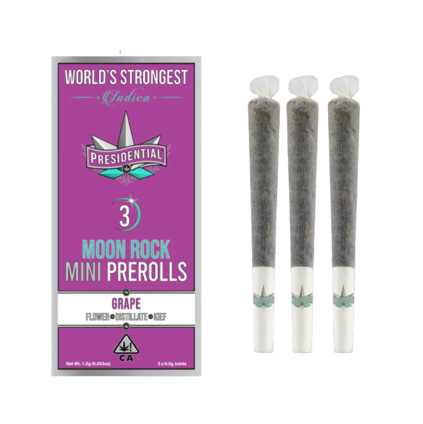 Presidential - Presidential - 3pk Moon Rock Mini Infused Preroll - Crescendo Main Image