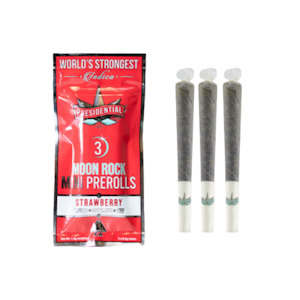PRESIDENTIAL - Presidential - 3pk Moon Rock Prerolls - Strawberry