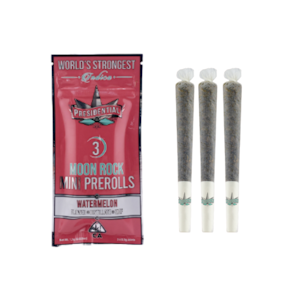 PRESIDENTIAL - Presidential - 3pk Moon Rock Mini Infused Preroll - Watermelon