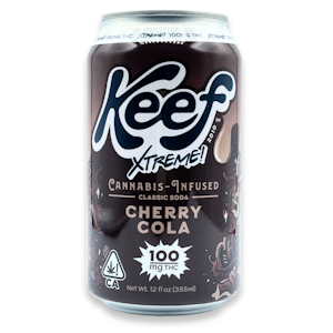 Keef Brands - Keef - Xtreme Soda - Cherry Cola - 12oz - 100mg