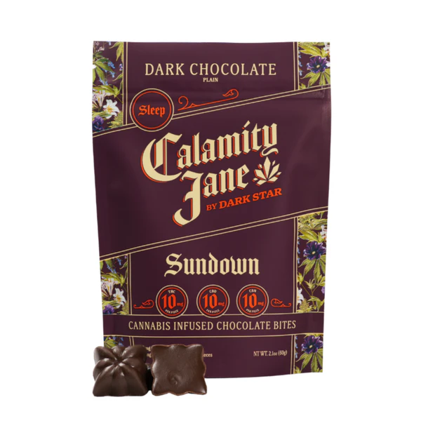 DARK STAR - Dark Chocolate Sundown 1|1|1 THC|CBD|CBN 10pk Main Image