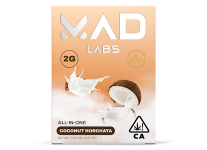 MAD LABS - MAD LABS | COCONUT HORCHATA - AIO | CARTRIDGE | 2G