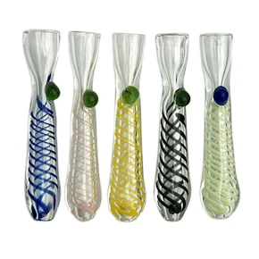 3" Milky Color Swirl Chillum (1ct)