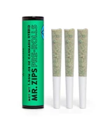 Mr. Zips - 0.5g 3pk (1.5g) - Pre-Roll Pack - Peanut Butter Breath