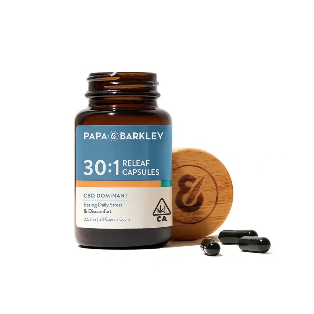 Papa & Barkley - Papa & Barkley 30:1 CBD/THC Releaf Capsules 30ct Main Image