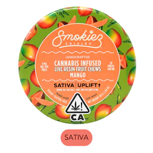 SMOKIEZ - Smokiez - Live Resin - Uplift - Mango - Gummies - 20pk - 100mg