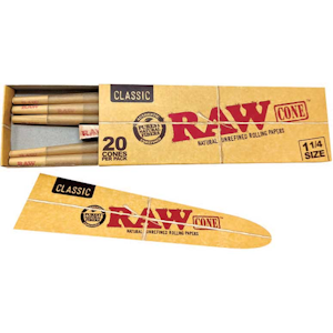 RAW - RAW | CLASSIC 1 1/4 CONES - 20PK | ACCESSORIES
