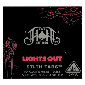 HEAVY HITTERS - Heavy Hitters - Lights Out - Tablets THC/CBN - 10pk - 100mg