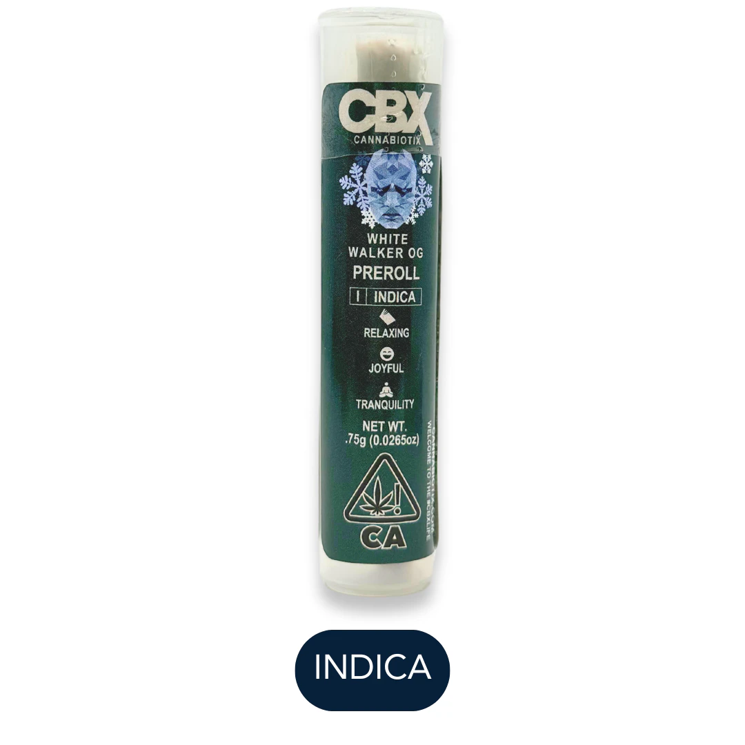 CBX: Cannabiotix - CBX - White Walker - Preroll - .75g Main Image
