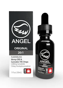 ANGEL - Flavorless Drops, 20:1 CBD:THC, 30ml
