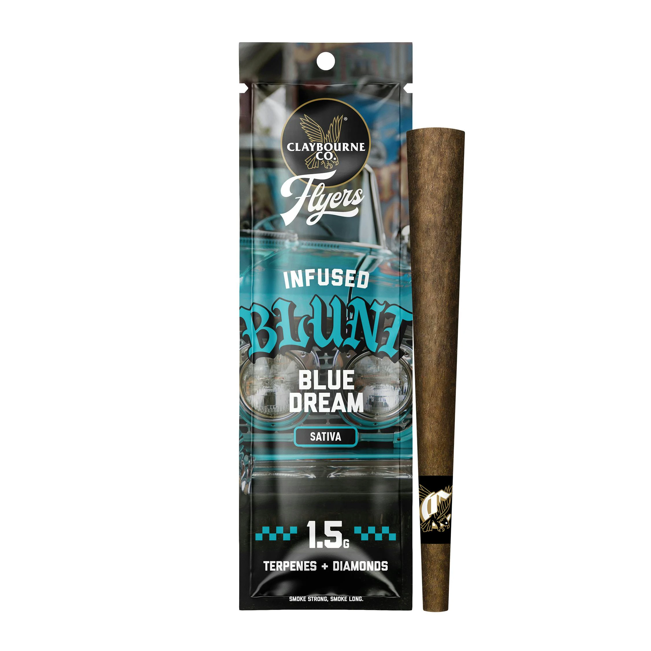Claybourne Co. - Claybourne | Blue Dream (1.5g) - Flyers Infused Blunt Main Image
