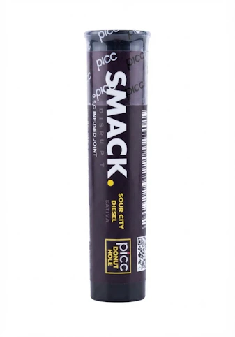 Picc - Sour City Diesel -Sativa-37.6 %THC | .5g (Infused Pre-Roll) |  SMACK By Picc  -N9 Mid 4