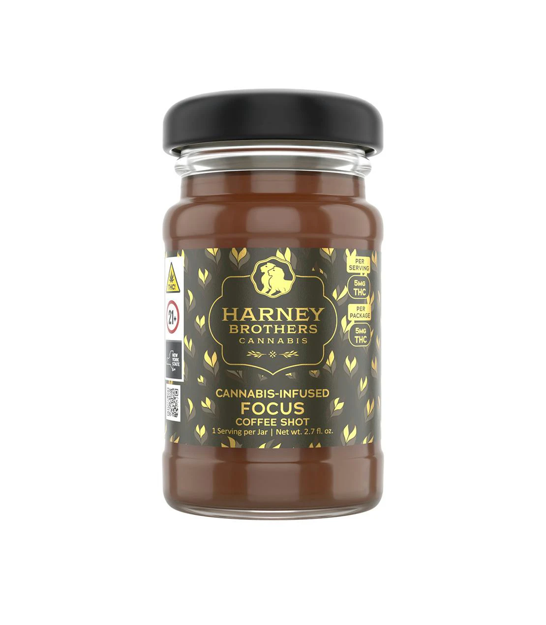 Harney Brothers Cannabis - Harney Brothers | Focus: Cannabis-Infused Coffee Shot | 5mg Main Image