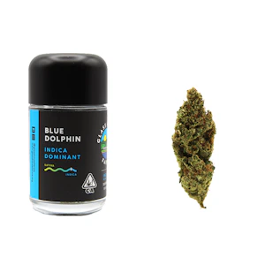 Glass House - 3.5g Blue Dolphin - Glass House