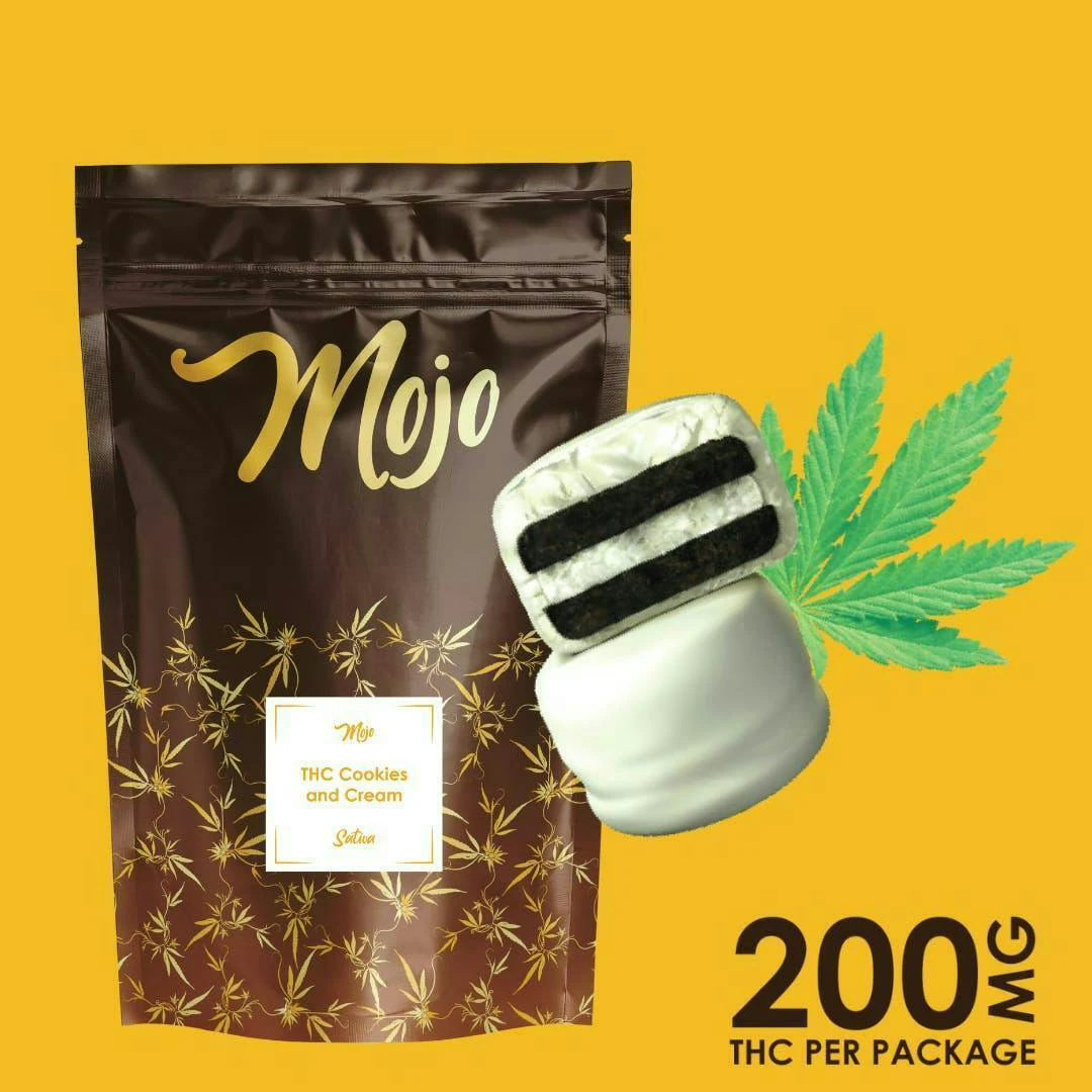 Mojo Chocolates - Mojo Chocolates - Cookies and Cream (Sativa) - 200mg Main Image