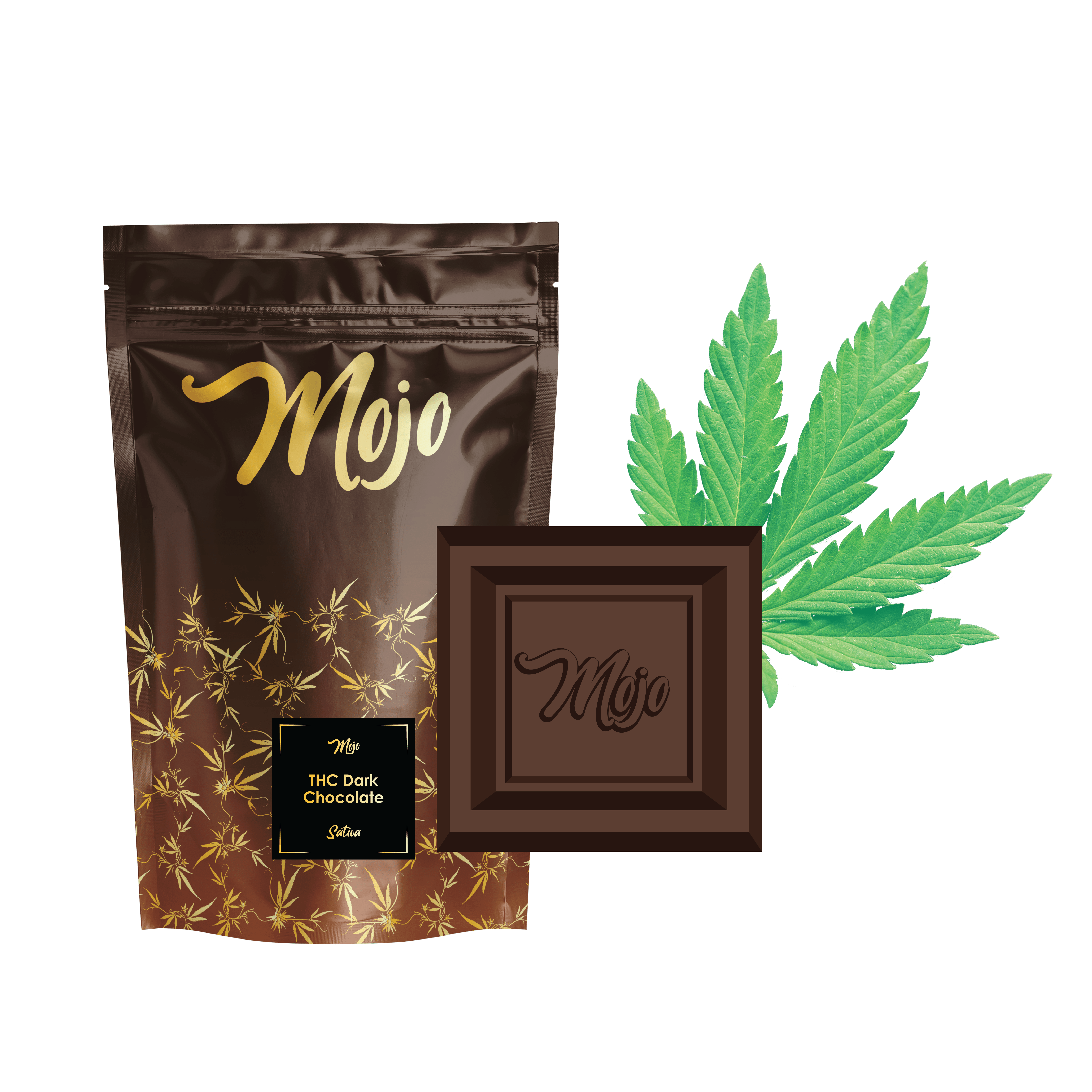 Mojo Chocolates - Dark Chocolate Bites (Sativa) - 100mg