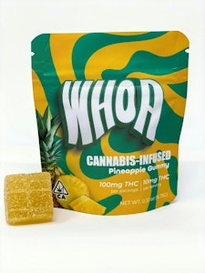 Whoa - WHOA Pineapple Gummy - Bite (100mg)