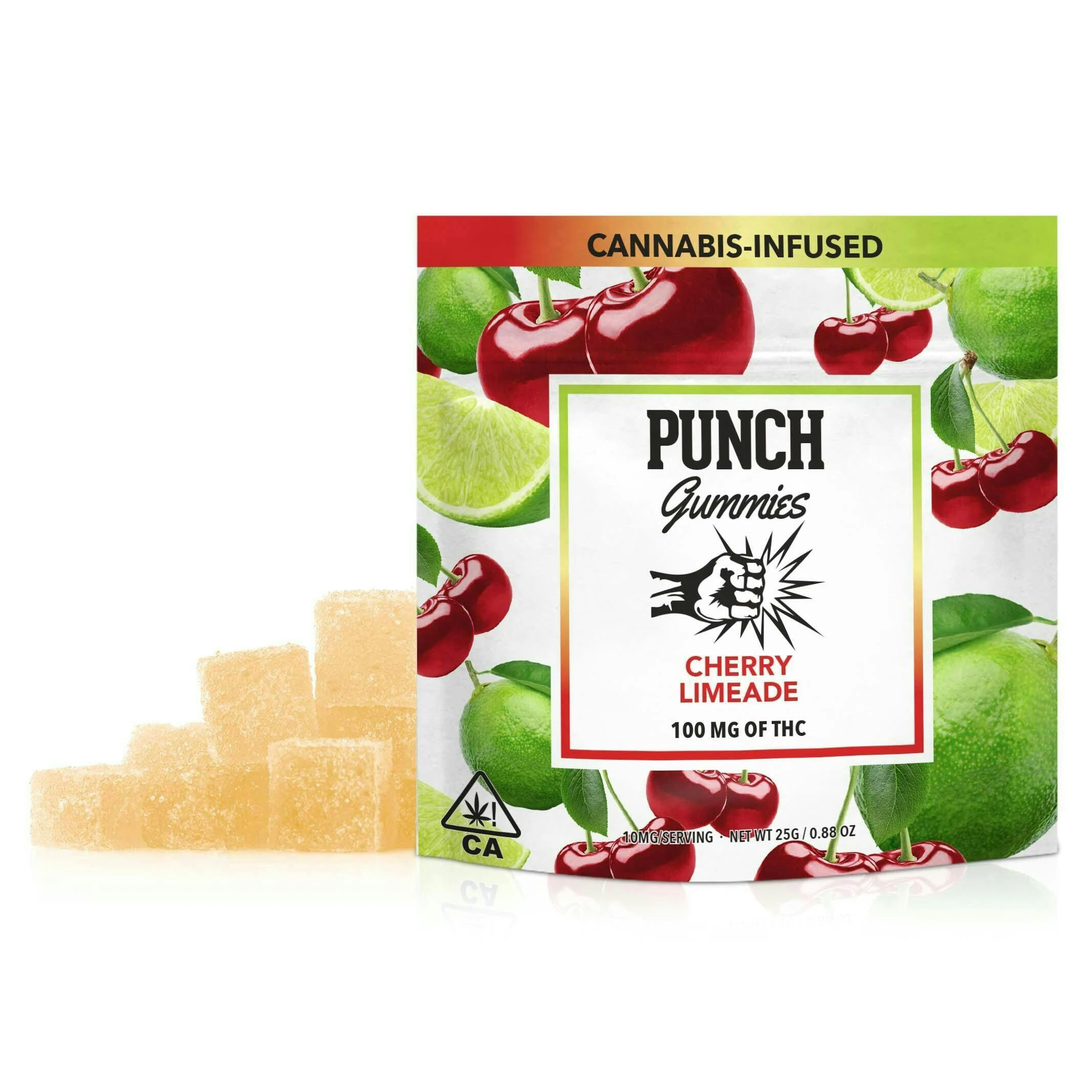 Punch Edibles & Extracts - Punch - Edibles - Cherry Limeade Gummies - 100mg Main Image