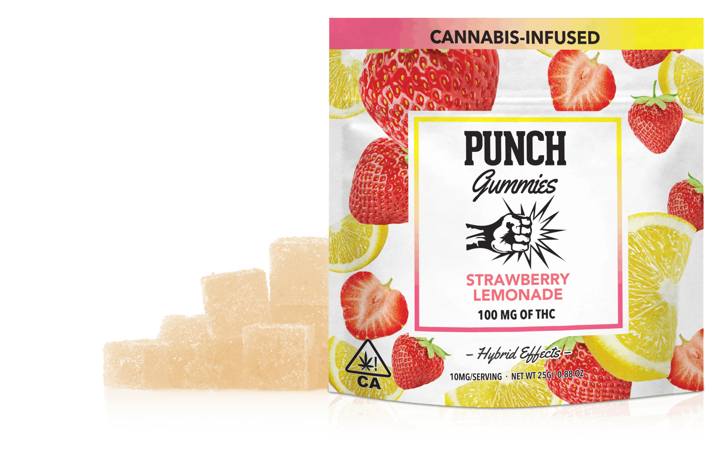 Punch Extracts - Punch - 100mg Gummies - Strawberry Lemonade Main Image
