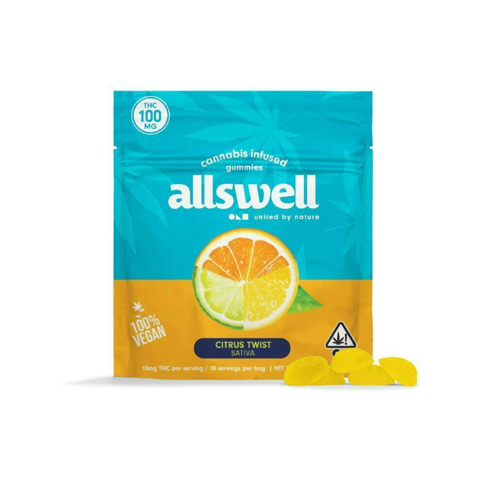 Allswell - Allswell - Edibles - Gummies - Citrus Twist - 100mg Main Image