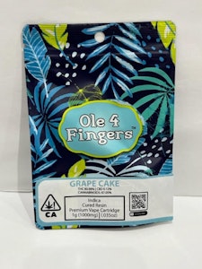Ole' 4 Fingers - Grape Cake 1g Cart - Ole' 4 Fingers