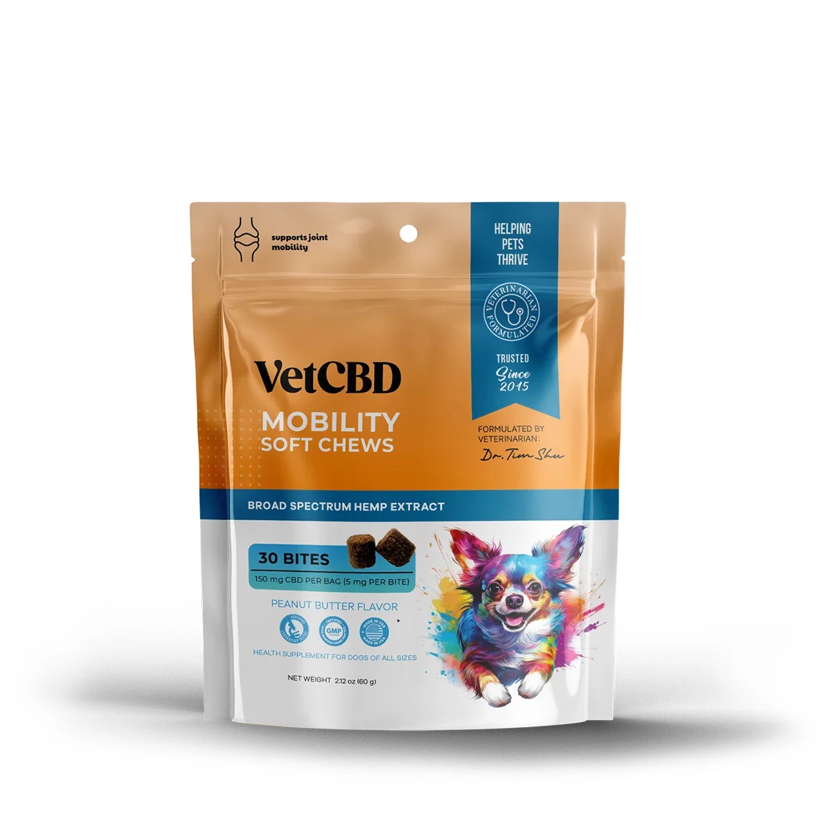 VETCBD - Vet CBD Advanced Mobility chews - 30 bites/5mg per Main Image