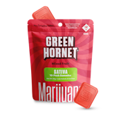 GREEN HORNET - MIXED FRUIT SATIVA GUMMY 100MG