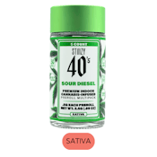 Stiiizy - 40s - Sour Diesel - Infused Preroll Pack - 5pk - 2.5g