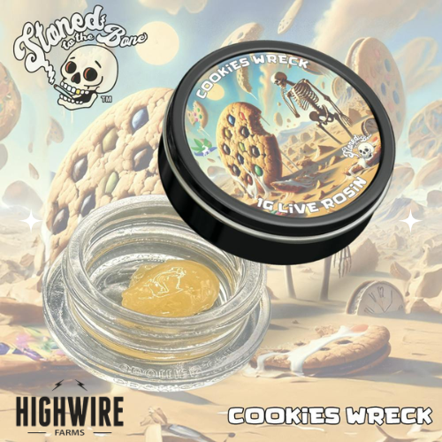 Live Hash Rosin Cookie Wreck 1g