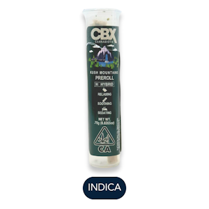 CANNABIOTIX - CBX - Kush Mountains - Preroll - .75g