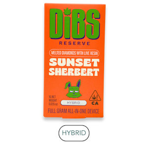 Dibs - DIBS Reserve - Diamonds/Live Resin - Sunset Sherbert - RTU - 1.0g