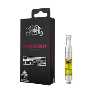 HEAVY HITTERS - Midnight Cherry Lights Out (I) | 3:1 THC:CBN 1g Cart | Heavy Hitters