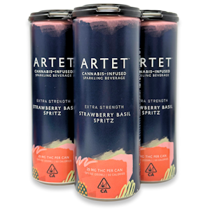 ARTET - Artet - Strawberry Basil Spritz - 4pk - Beverages - 12fl - 100mg