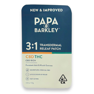 PAPA & BARKLEY - Papa & Barkley - Releaf Patch 3:1 CBD Rich - Wellness - Single Patch
