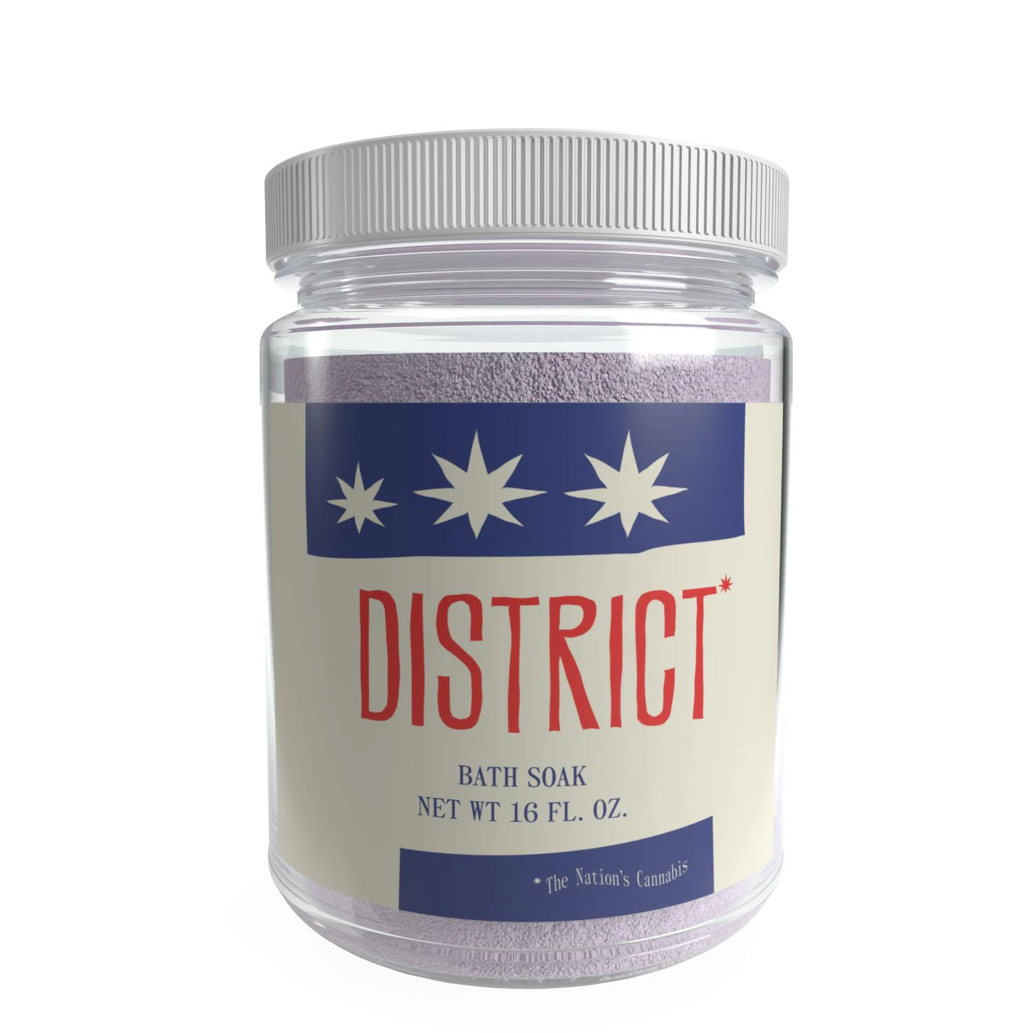 District Cannabis - Unscented 100 MG Bath Soak (16 Oz Jar) Main Image