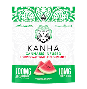 KANHA - Kanha 100mg Watermelon Hybrid Gummies