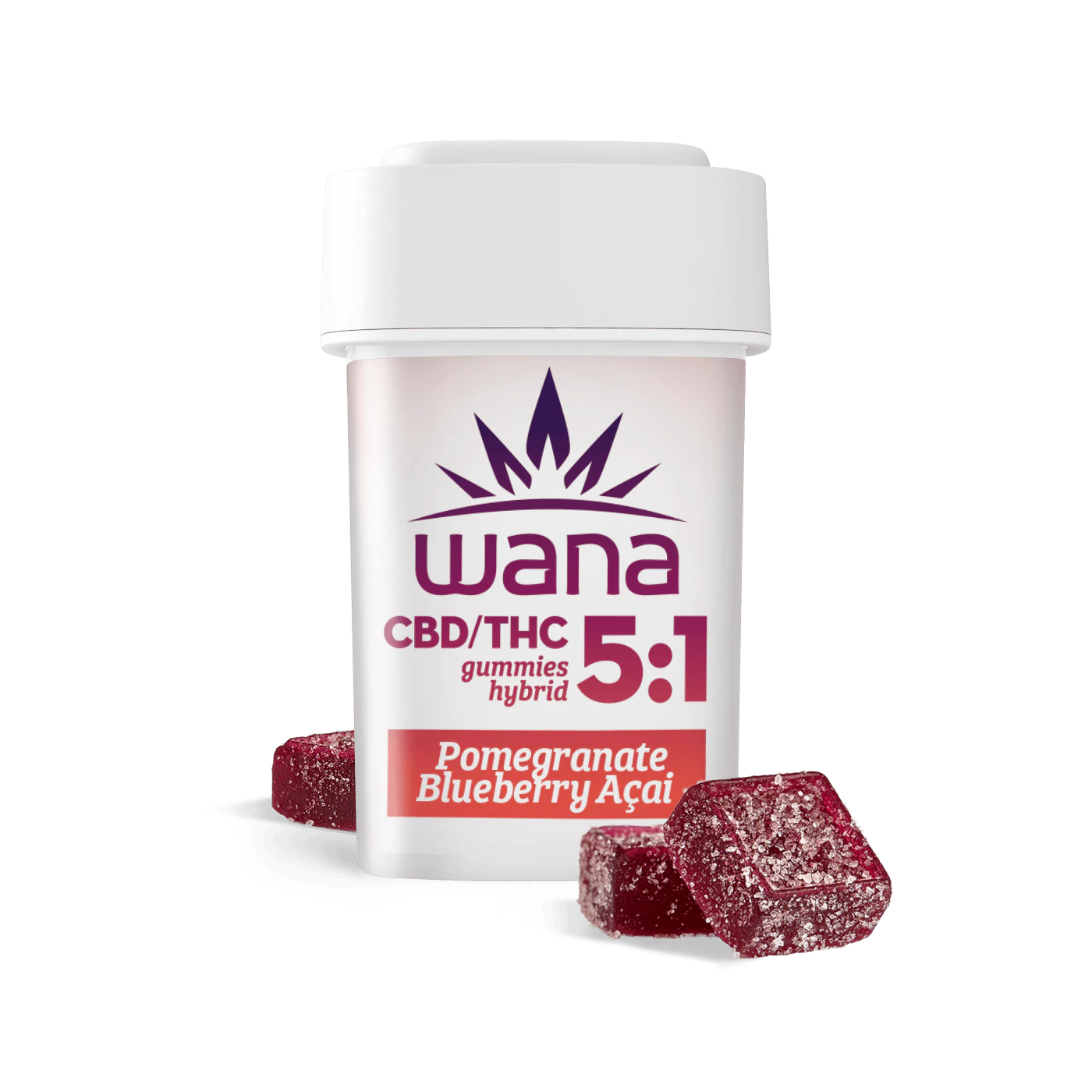 Wana Edibles - Pomegranate Blueberry Acai 5:1 [20 pack] Main Image