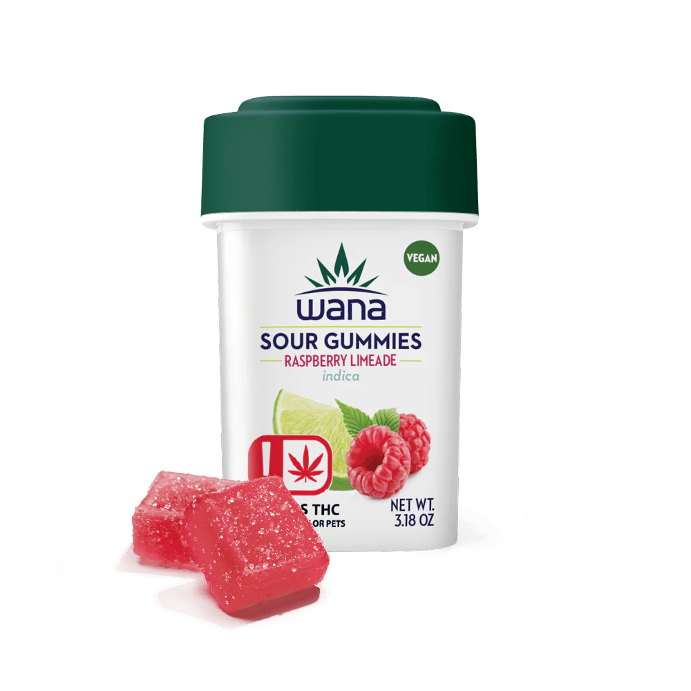 Wana Edibles - Wana Raspberry Limeade - (High-Dose)- MED Main Image